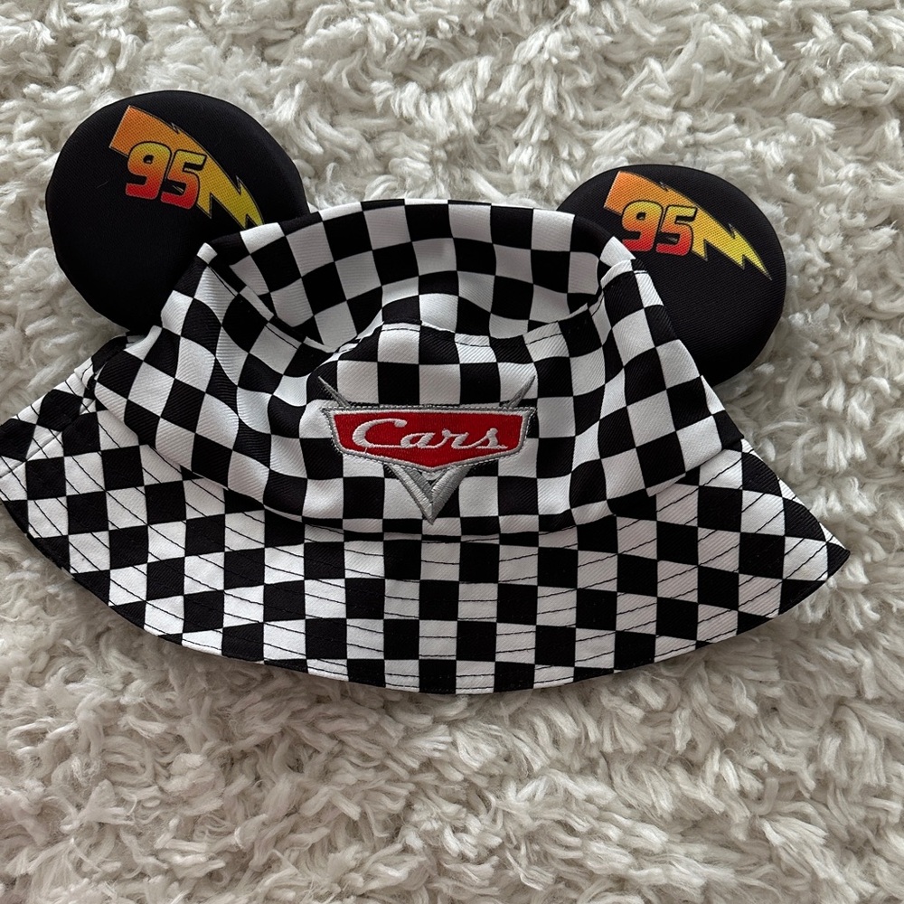 Disney Cars Checkered Bucket Hat